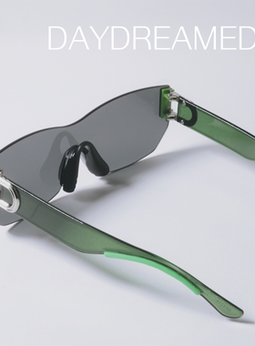 小众赛博朋克UV400连体太阳眼镜