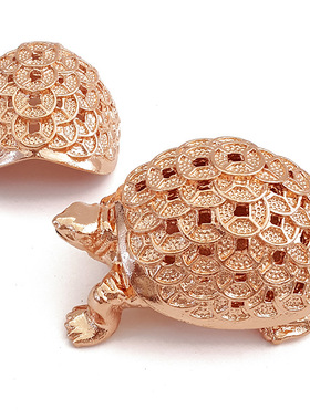 跨境乌龟水晶底座 小动物工艺品摆件 玉石水晶石配件礼品装饰