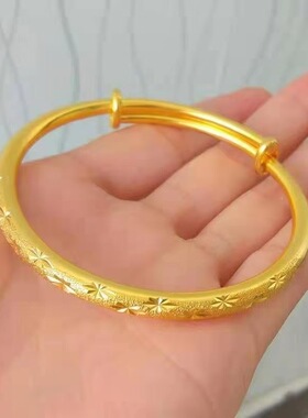 新款满天星金色可调节手镯