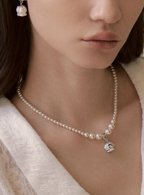 LILIFAN莉莉梵铃兰珍珠松石项链