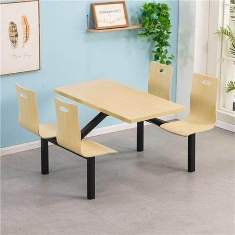 食堂餐桌椅员工饭堂不锈钢连体支架4人8人小吃店快餐桌简单经济型,淘宝优惠券,粉丝福利购,淘宝优惠卷