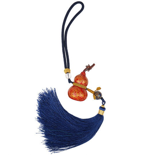 Manija de calabaza lacada Dongguan, percha para coche de ocho tesoros