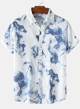 2024夏季大码男式宽松薄