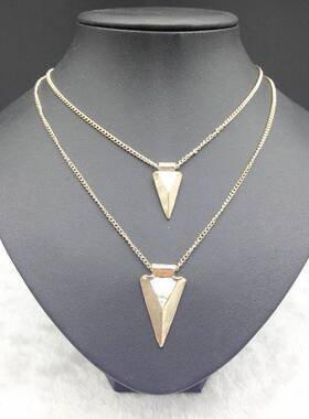 欧美简约箭头吊坠女项链 pendant necklace women jewelry