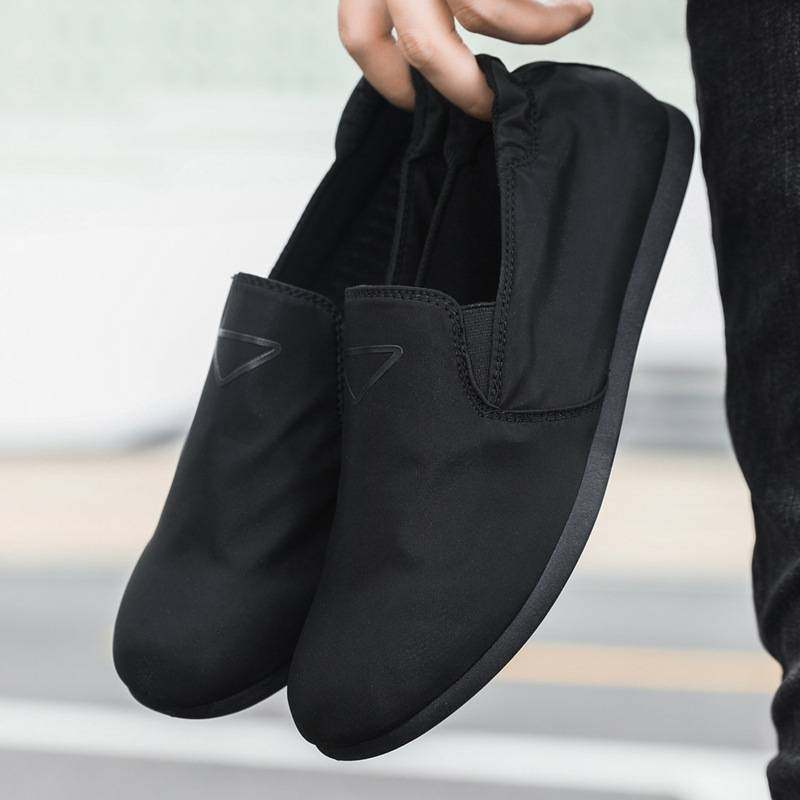 裕源鞋业男士鞋子透气新款休闲鞋男平跟纯色男鞋福鞋男豆豆鞋潮,淘宝优惠券,粉丝福利购,淘宝优惠卷