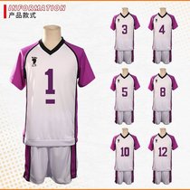 Volleyball Teen Official Flagship Store White Bird Zeitzer College Bull Island Jolly White Bird Zeit Cosplay Jersey Sportswear