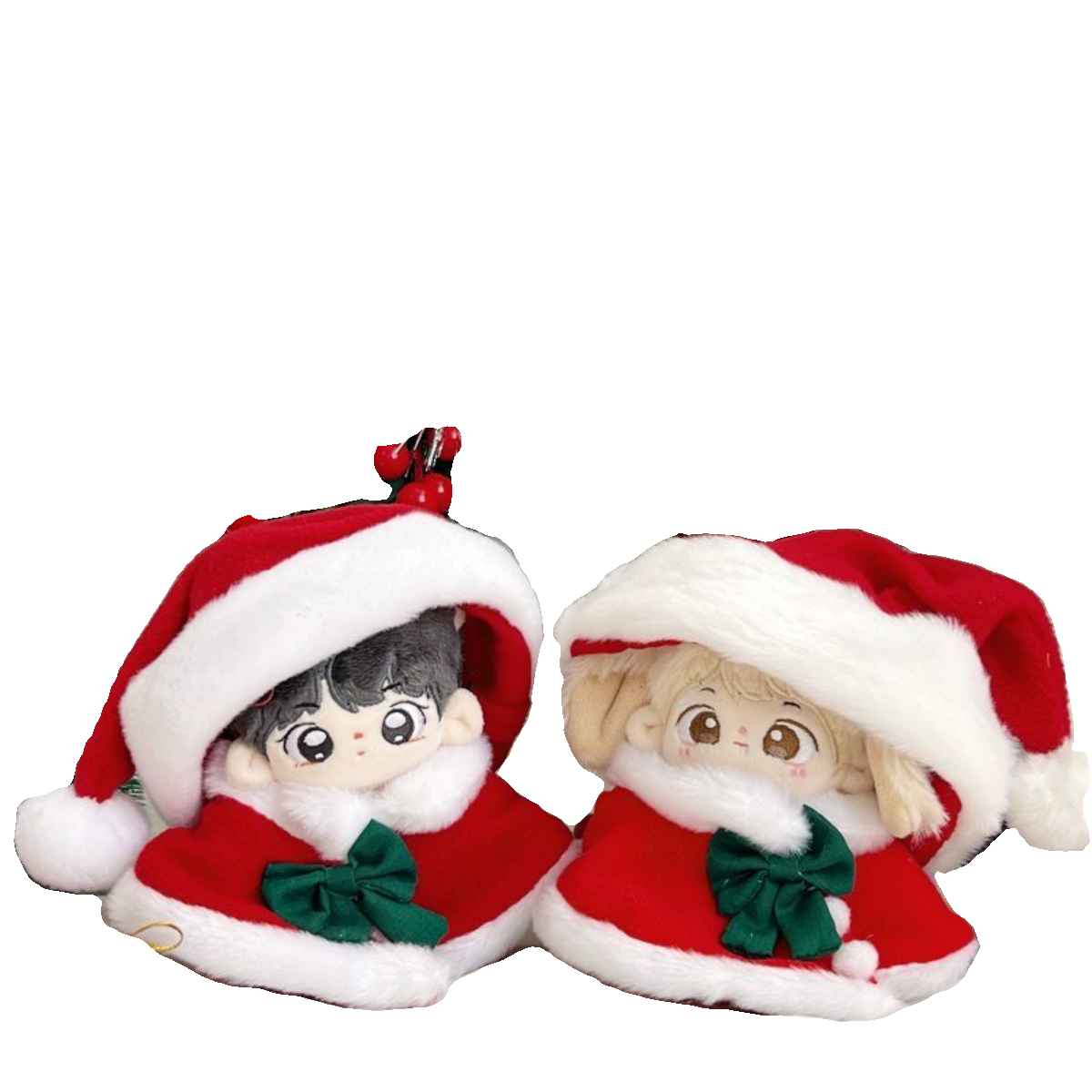 现货10cm娃衣新年款过年服冬装套装棉花娃娃公仔换装玩偶毛绒玩具 - 图3