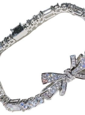 满钻蝴蝶结小精致宴会手饰品