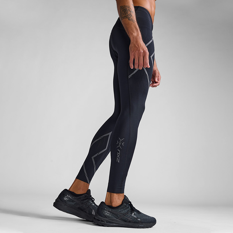 2XU Light Speed系列男士高度压缩长裤 MCS马拉松速干跑步紧身裤