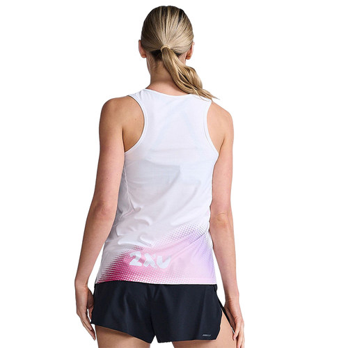 2XU Light Speed系列透气户外跑步运动背心无袖T恤女马拉松速干衣 - 图3