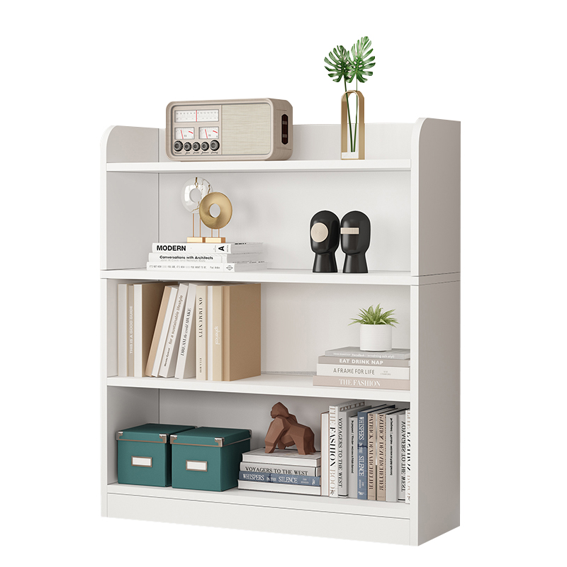 实木儿童书架绘本架落地靠墙储物柜客厅家用简易书柜多层置物架 - 图3