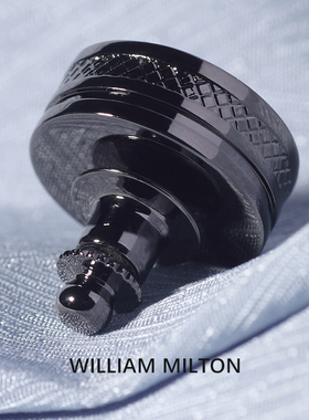 WILLIAMMILTON黑色陀飞轮胸针