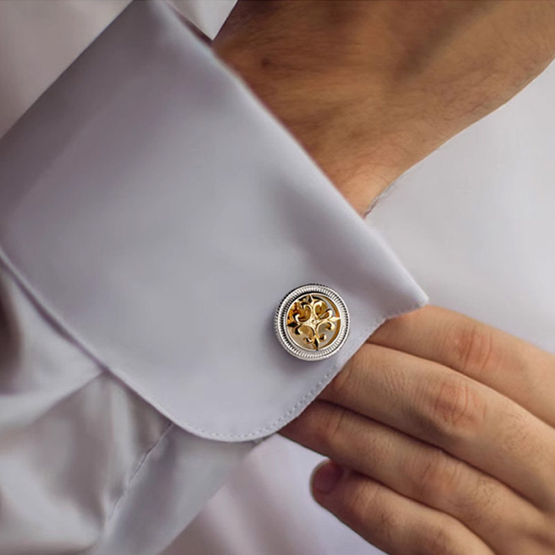 WILLIAM MILTON经典鸢尾花袖扣男手工制作袖钉商务休闲袖口扣礼盒,淘宝优惠券,粉丝福利购,淘宝优惠卷