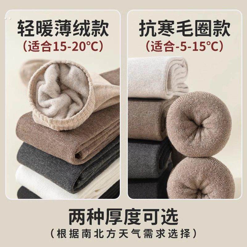 冬季过膝袜子女秋冬款长筒袜加绒加厚保暖月子护膝大腿袜彷羊毛绒,淘宝优惠券,粉丝福利购,淘宝优惠卷