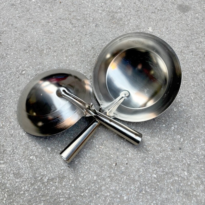 一体加厚不锈钢水瓢厨房铁漂大容量耐用铁水舀食堂勺连柄圆底瓜瓢,淘宝优惠券,粉丝福利购,淘宝优惠卷