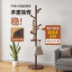 Clothes hanger floor-standing coat rack bedroom home clothes hanger simple vertical beech college dormitory bag rack