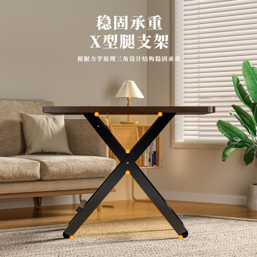 折叠餐桌家用小户型桌子简易折叠桌出租屋户外便携小桌子吃饭方桌 - 图2