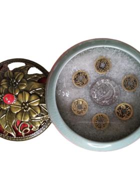 传统安忍水祝福保平安六帝钱家居