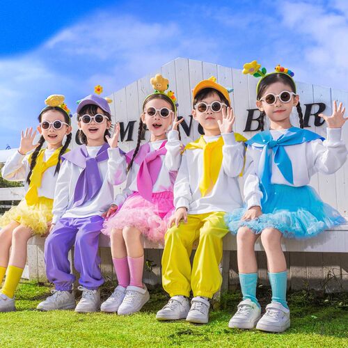 六一儿童合唱演出服朗诵小学生运动会开幕式服装啦啦队幼儿园表演 - 图1