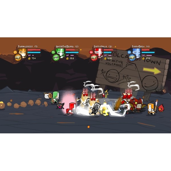 城堡毁灭者破坏者全DLC免steam中文CastleCrashers电脑PC游戏联机-图0