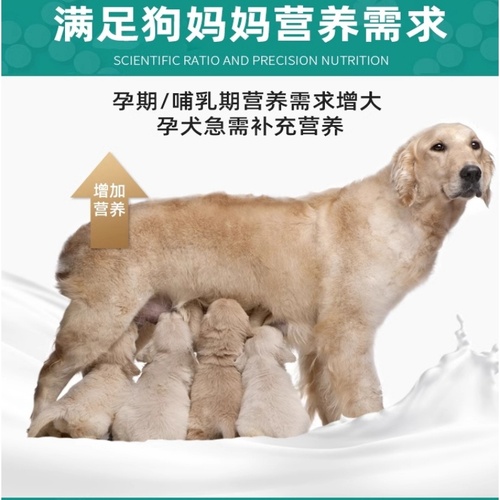 狗粮怀孕期产后哺乳期专用粮母犬狗妈妈坐月子餐下奶增奶营养狗粮