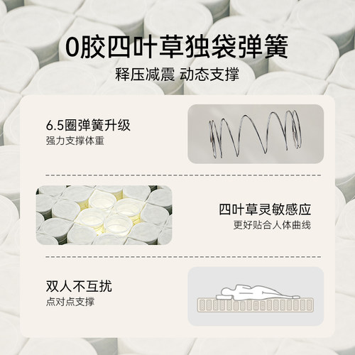 林芃庄生晓梦马尾毛床垫护腰护脊手工无胶水席梦思床垫家用卧室 - 图2