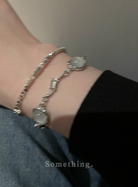 碎银几两~月光石手链女