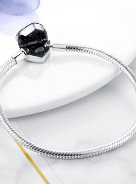 Fashion S925 Silver Plated Peach Heart Love Sparkling Zircon