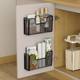 Cabinet door storage wall hanger without hole drilling