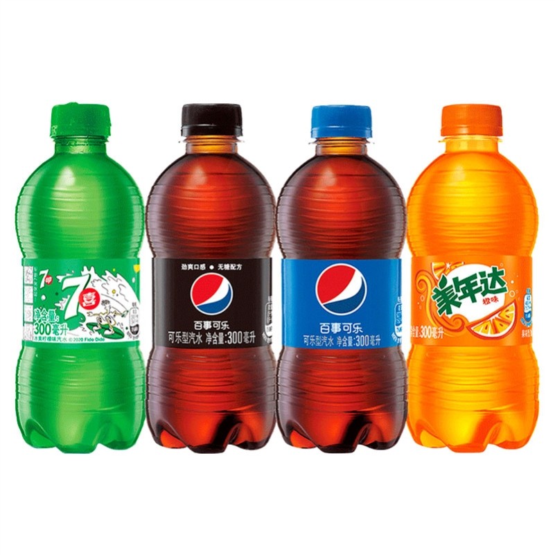 百事可乐碳酸饮料迷你瓶装汽水 百事可乐300ml解渴畅饮美味
