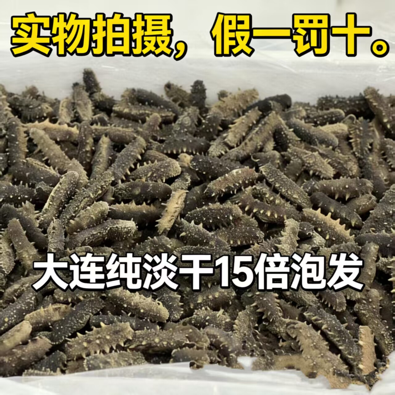 大连淡干海参辽参刺参干货特价批发小规格清仓价