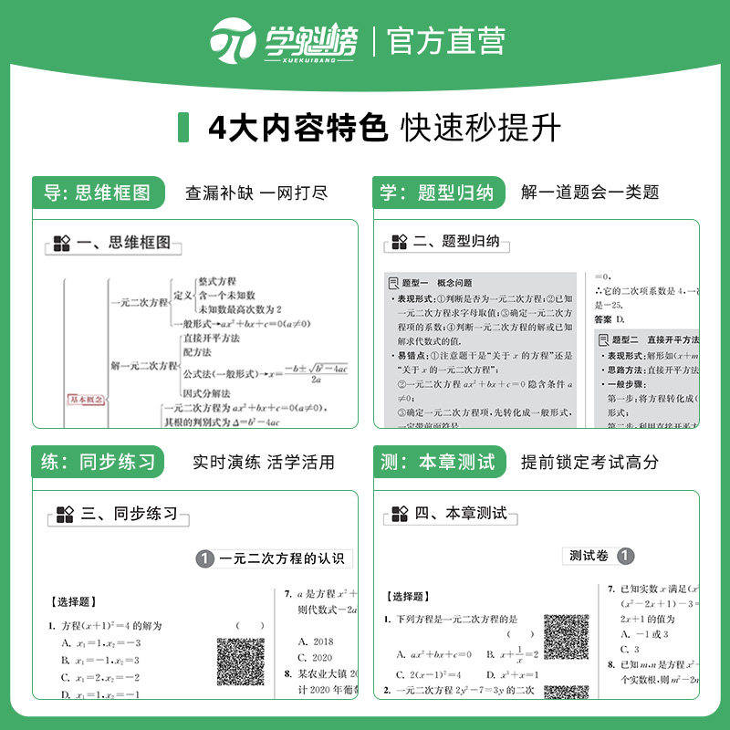 学魁榜母题清单直击中考数学套组 学魁榜中学教辅
