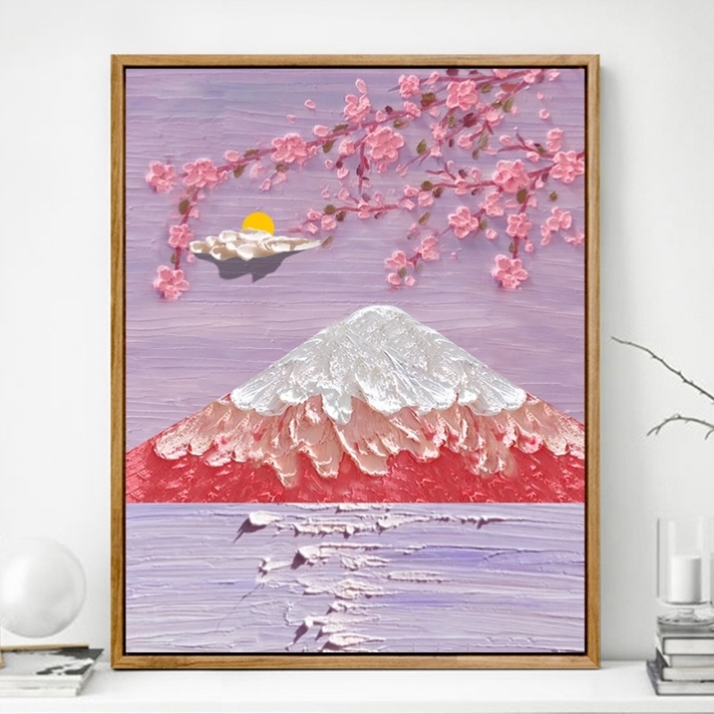 富士山油畫2022年10月-月銷口碑最新推薦-天貓淘寶海外