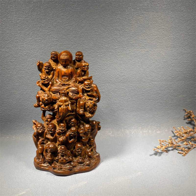 伝説の霊魔術 ポーナーンサラタン師の手彫り精霊人形 招福童子