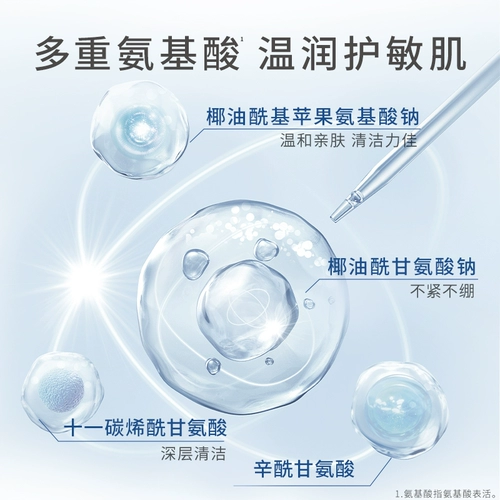 Мужское очищающее молочко на основе аминокислот, глубокое очищение, очищение пор