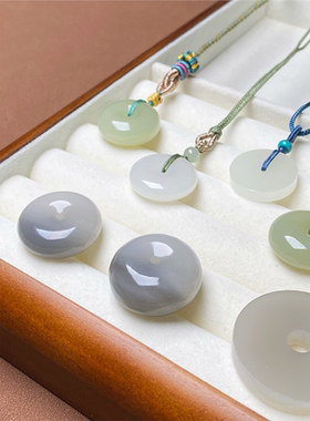 平安扣合集|天然和田玉吊