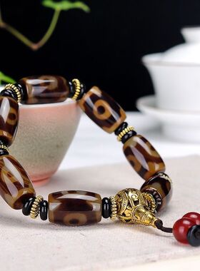 西藏真品至纯包浆渗透玛