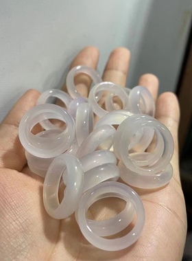 玉髓玛瑙戒指真跑环手持套