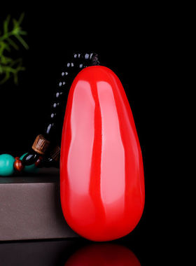 天然和田玉彩原石手把件男