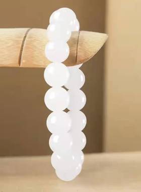 天然老坑新疆和田玉手链羊