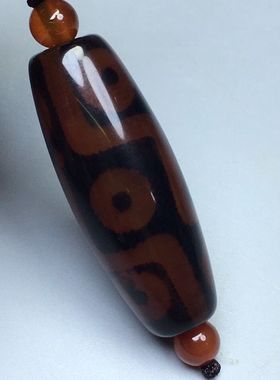 藏传玛瑙天珠吊坠招财平安