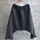 Summer linen low-grade baggy pants harem pants youngful vitality loose casual large size trendy pants small feet original green handsome
