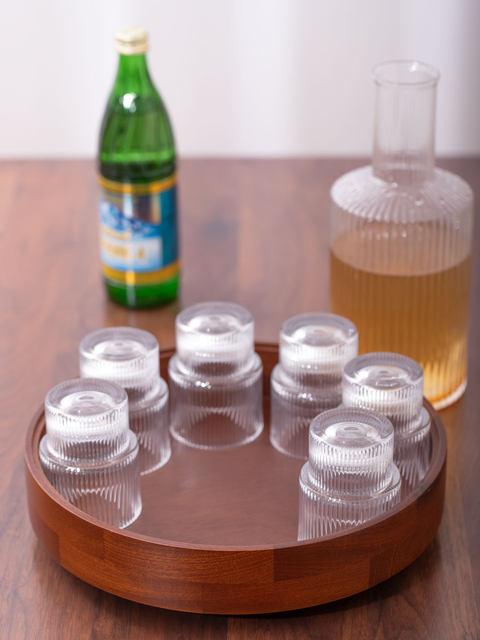 Shuai Xiangrui household round rotatable tray