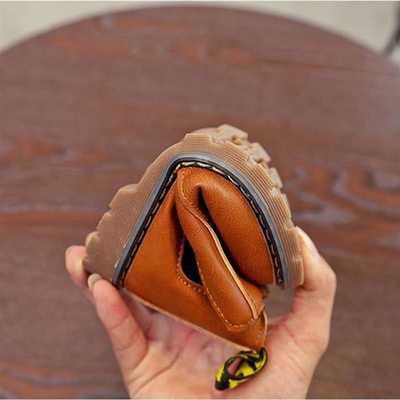 Baby shoes for boys kids girls British vintage Mtin Boots - 图1