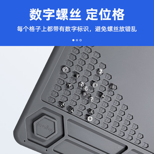 鹿仙子隔热垫硅胶电脑电子手机主板维修台垫工作垫子高温焊接工具 - 图1