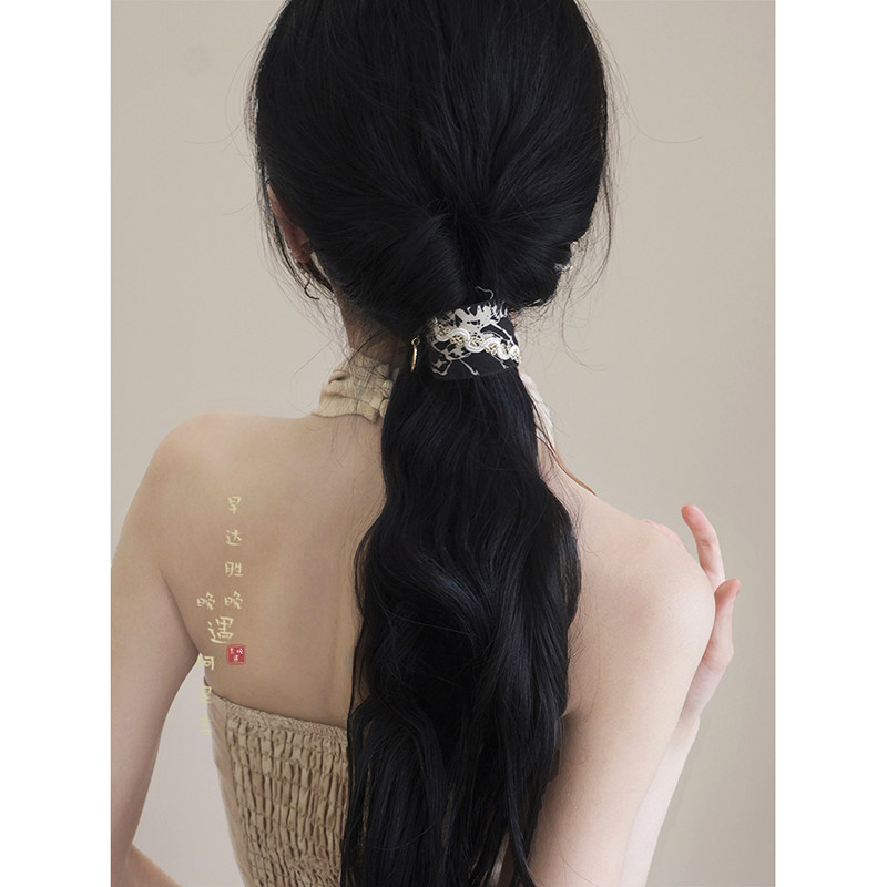新中式平安扣流苏马尾扣女古风国风发扣发夹民族风发饰高级感头饰,淘宝优惠券,粉丝福利购,淘宝优惠卷
