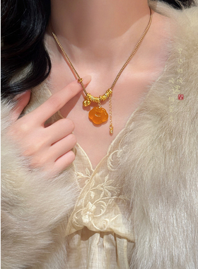 祥云流苏项链新中式高级感