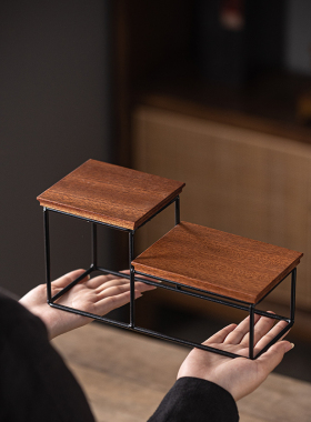 桌面博古架子茶台置物架