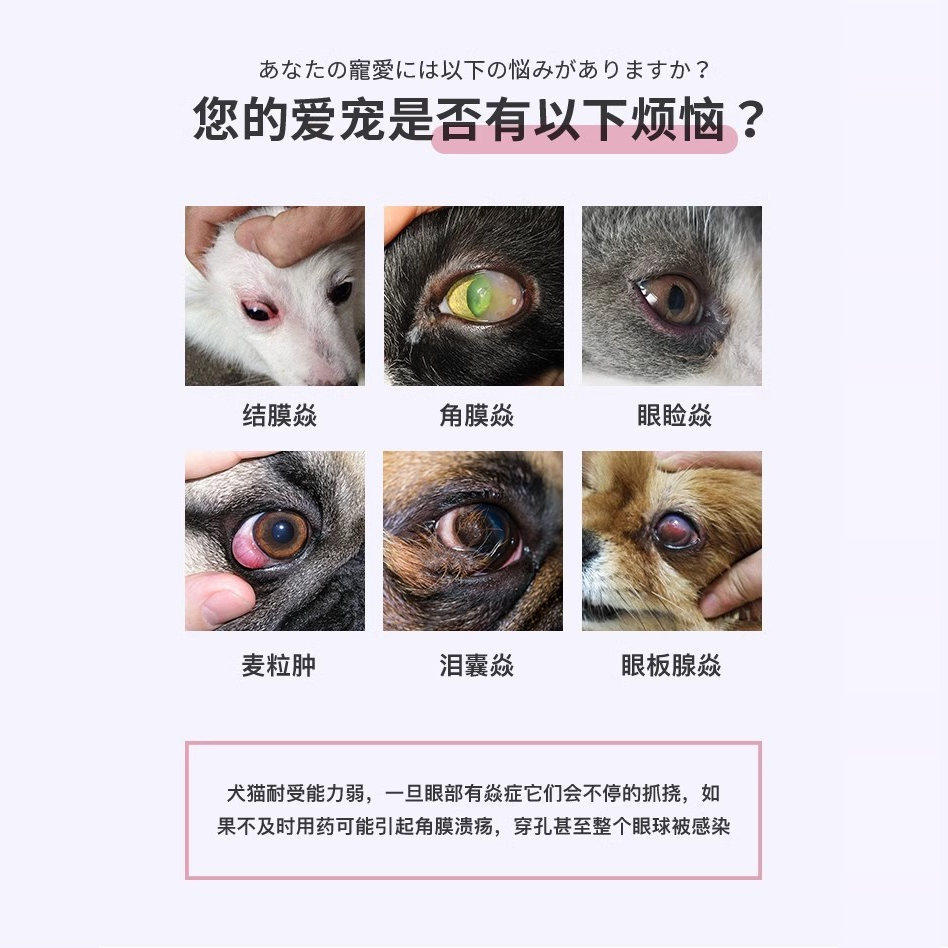 日本东亚宠物左氧结膜炎眼药水猫狗角膜腐骨消麦粒肿点眼修复,淘宝优惠券,粉丝福利购,淘宝优惠卷
