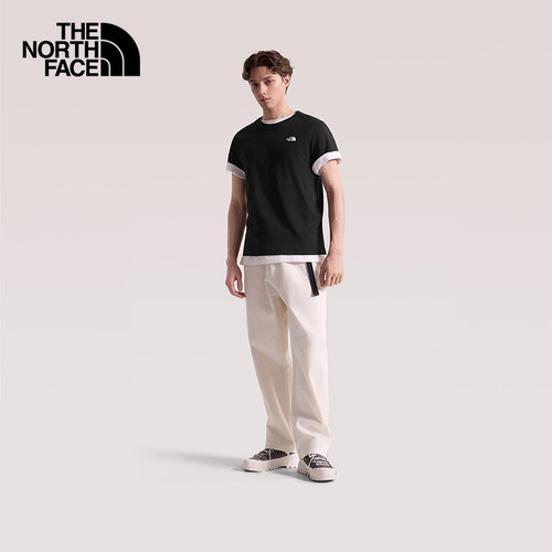 TheNorthFace北面短袖T恤男女款26春夏户外纯棉透气印花半袖8GVF - 图3